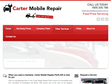 Tablet Screenshot of calloutmobilemechanics.com.au